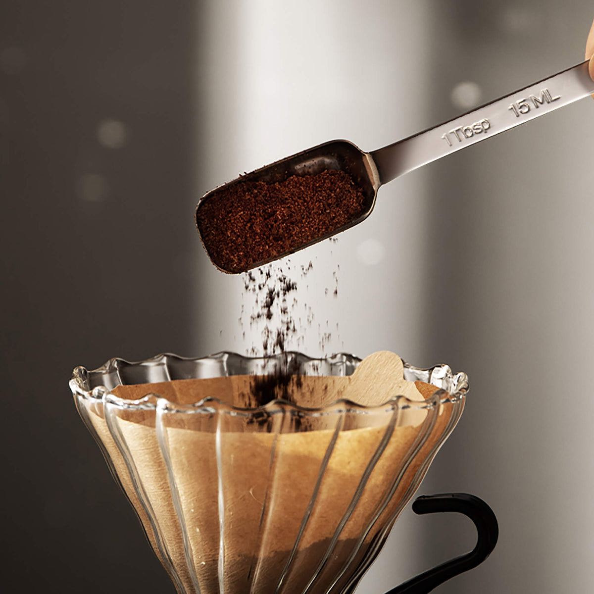 Measuring Coffee Scoop, 304 Stainless Steel Coffee Graduated